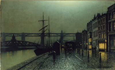 Die Uferpromenade, Newcastle upon Tyne, 1895 von Arthur Grimshaw